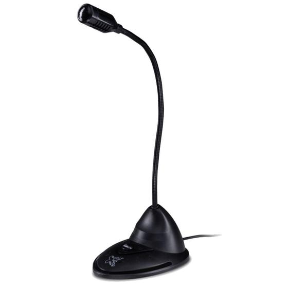 Imagem de Microfone de Mesa Multimídia Preto Maxprint