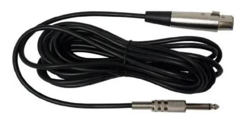 Imagem de Microfone Dinâmico Cabo 5M Metros M58 Profissional Com Fio