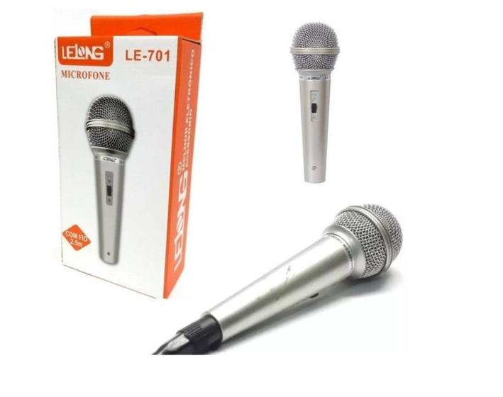 Imagem de Microfone Dinâmico Com Fio Lelong Le - 701
