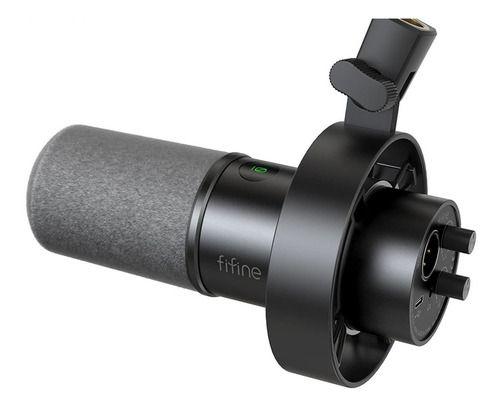 Microfone Dinâmico Fifine K688 Usb Xlr Preto Menor preço em Microfone Dinâmico Fifine K688 Usb Xlr Preto