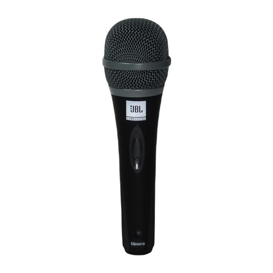 Microfone Dinamico JBL CSHM10 de Mão Menor preço em Microfone Dinamico JBL CSHM10 de Mão