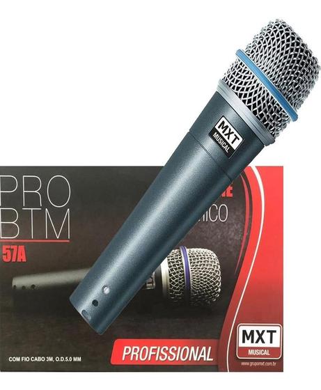 Imagem de Microfone Dinâmico Mxt Btm57a com Fio