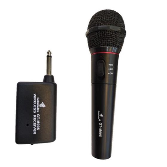 Imagem de Microfone Dinâmico Sem Fio Lelong LE-996W - Ideal para Eventos e Apresentações