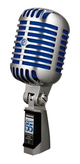 Microfone Dinâmico Shure Super 55 Supercardióide Para Vocal Menor preço em Microfone Dinâmico Shure Super 55 Supercardióide Para Vocal