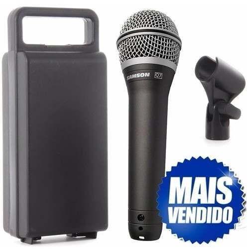 Imagem de Microfone Dinâmico Super Cardióide Xlr Q7 Samson O F E R T A