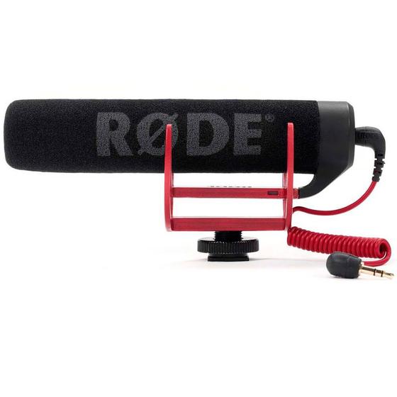 Microfone Direcional Rode VideoMic GO para Câmera Microfone