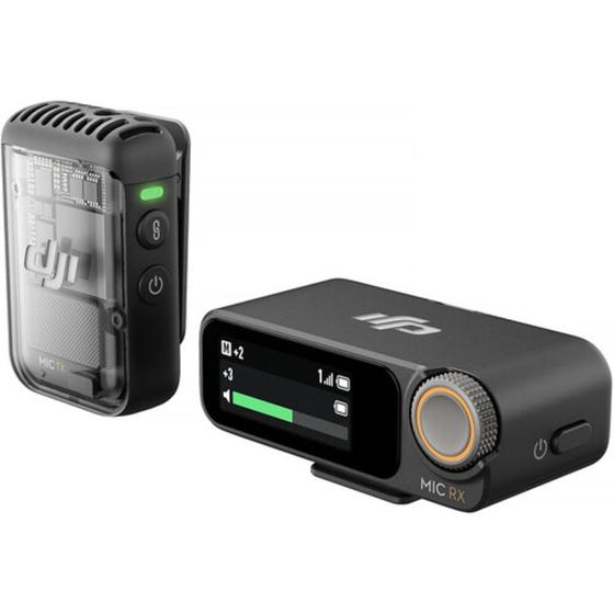 Imagem de Microfone dji mic 2 sem fio 1 pessoa para câmera e smartphone (1 tx + 1 rx)
