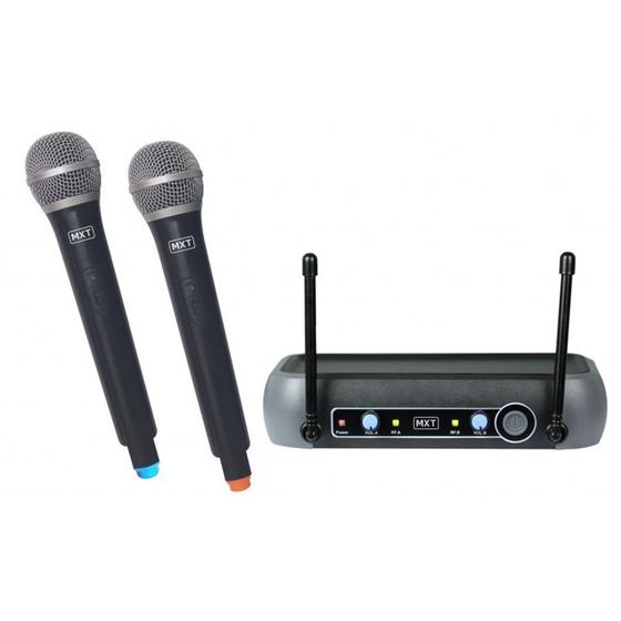 Imagem de Microfone Duplo De Mão Sem Fio Uhf 202 Mxt