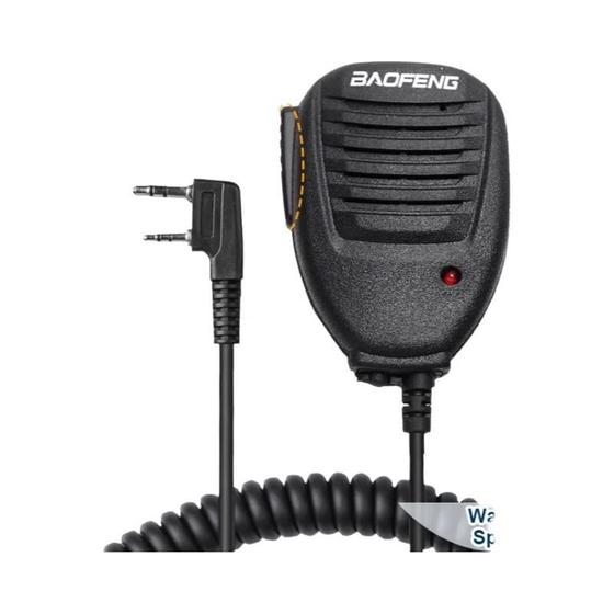 Imagem de Microfone Duplo Portátil PTT à Prova d'Água para Baofeng UV-82, UV-16, 888S e UV-9R
