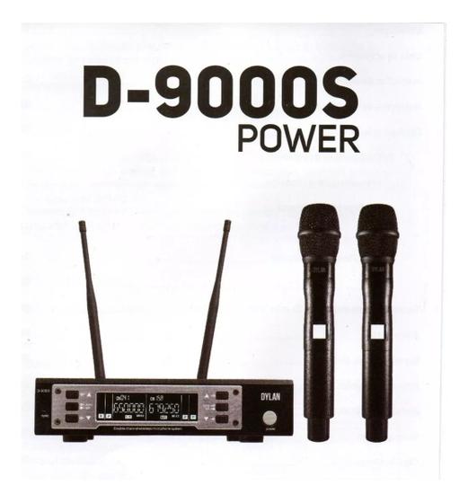 Imagem de Microfone Dylan D-9000 S Power Sem Fio Duplo Com Usb-c Cor Preto