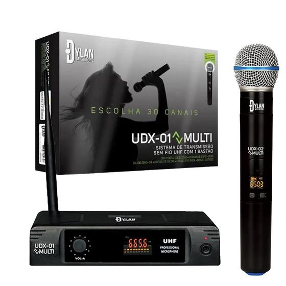 Imagem de Microfone Dylan S/fio UDX 01 UHF