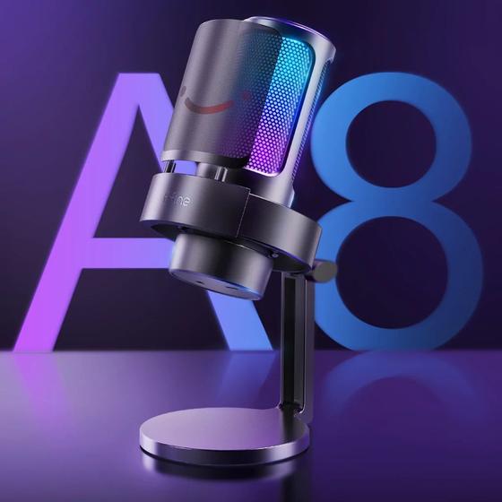 Microfone Fifine A8 RGB Gamer Ampligame Para Twitch Streamer Menor preço em Microfone Fifine A8 RGB Gamer Ampligame Para Twitch Streamer