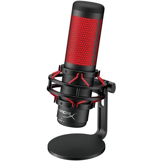 Microfone Gamer HyperX QuadCast Podcast, Antivibração, LED, Preto e Vermelho, Compatível com PC, Mac e Consoles - 4P5P6AA Menor preço em Microfone Gamer HyperX QuadCast Podcast, Antivibração, LED, Preto e Vermelho, Compatível com PC, Mac e Consoles - 4P5P6AA