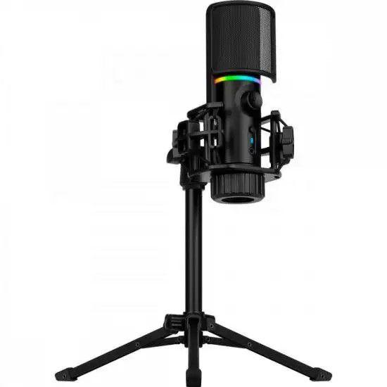 Imagem de Microfone Gamer Streamplify Mic Tripod Com Tripé Preto Rgb