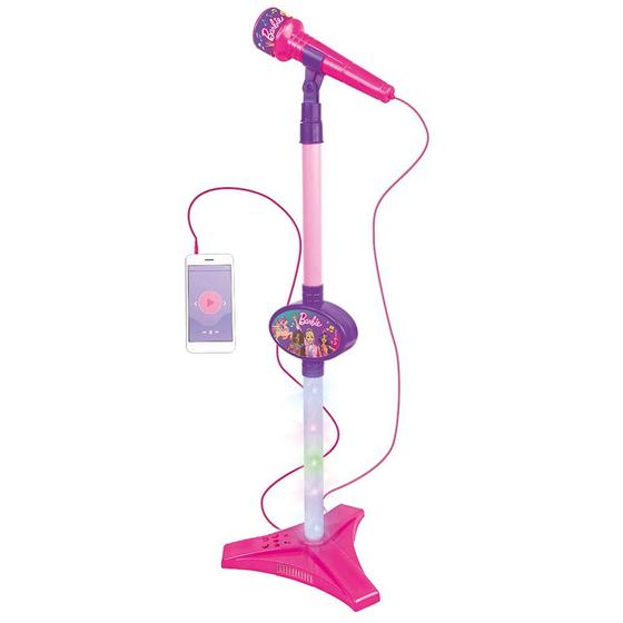 Imagem de Microfone Infantil com Pedestal - Barbie Dreamtopia - Fun Divirta-se