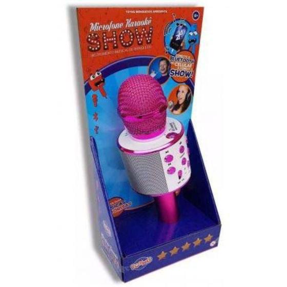 Imagem de Microfone Infantil Karaokê Show Bluetooth Rosa Toyng