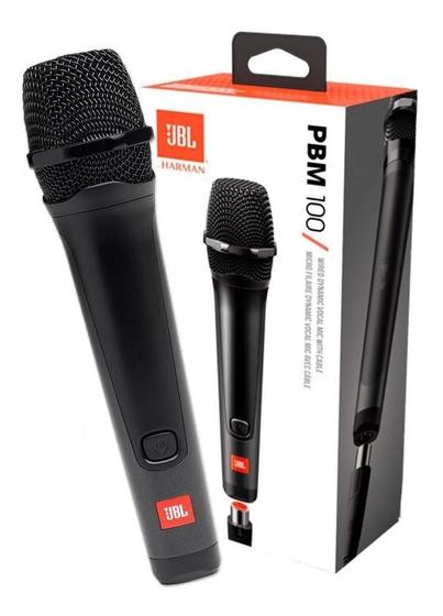Imagem de Microfone JBL Dinâmico PBM100 Wired Com Cabo