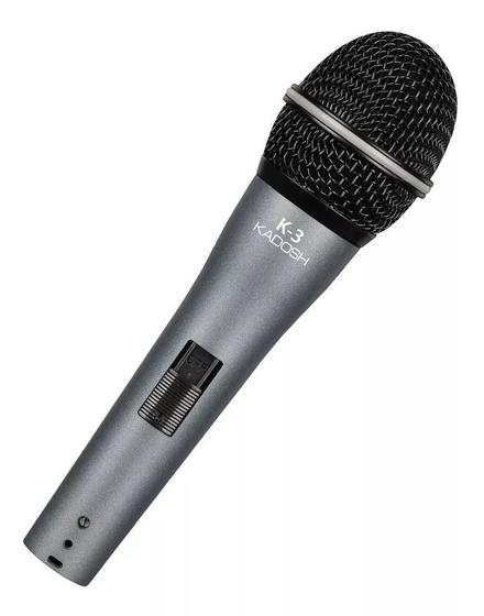 Imagem de Microfone Kadosh K-3 Dinâmico Para Vocal Com Cachimbo Nota