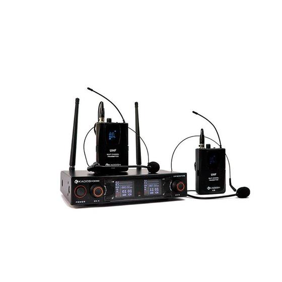 Imagem de Microfone Kadosh K-502HH Sem Fio Duplo Headset Profissional - K502HH