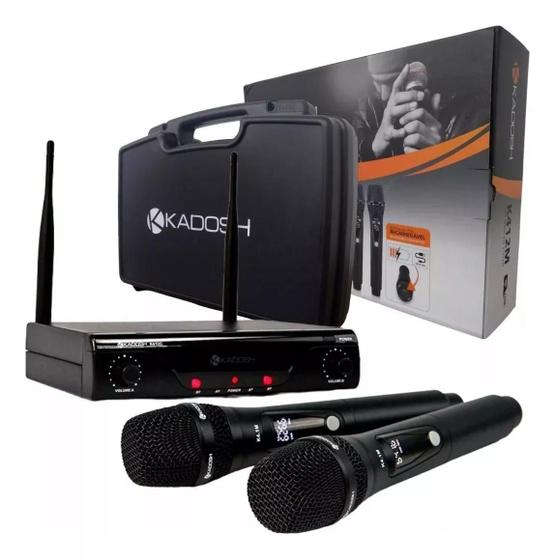 Imagem de Microfone kadosh kdsw-412m sem fio Recarregável