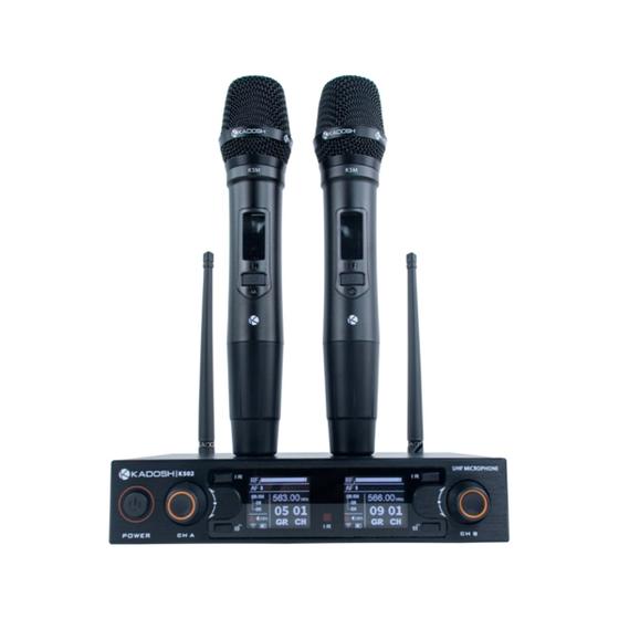 Imagem de Microfone Kadosh Sem Fio K502m 2 Microfones K502 UHF