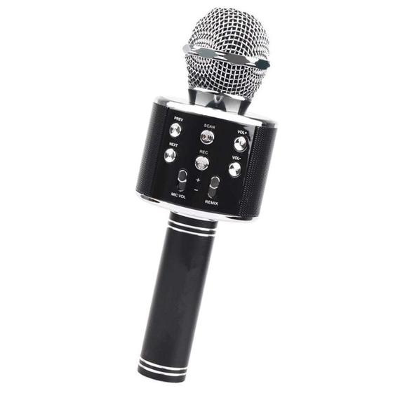 Imagem de Microfone Karaoke Bluetooth Microfone Bluetooth - Preto