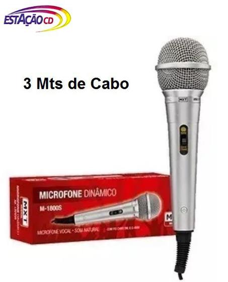 Imagem de Microfone Karaoke Com Fio Mxt - Mod M1800s