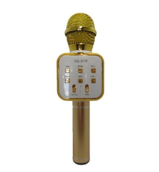 Imagem de Microfone Karaoke Dourado Modelo: Ws-1818