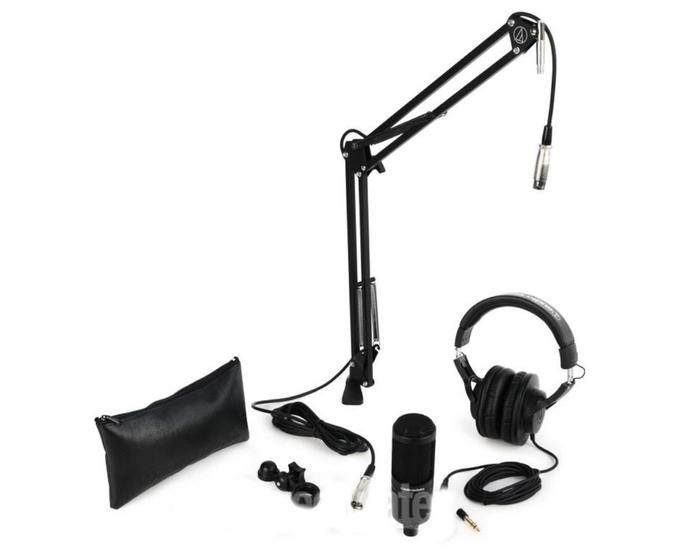 Imagem de Microfone kit podcasting audio technica at 2020pk