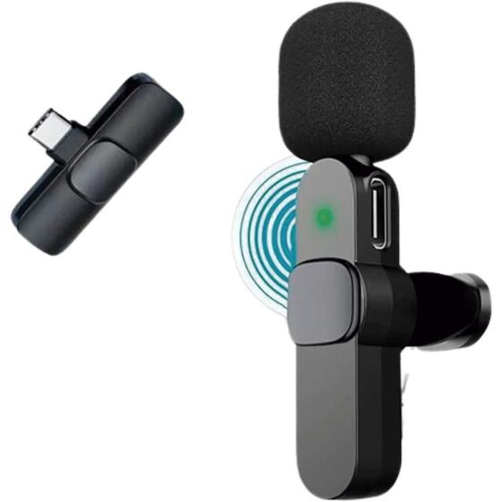 Imagem de Microfone Lapela Bluetooth.microf.type C