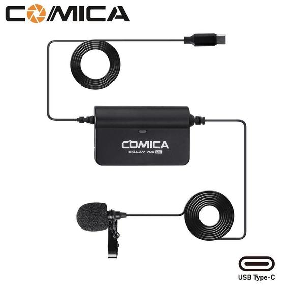 Imagem de Microfone Lapela Comica Sig.Lav V05 Uc Omnidirectional