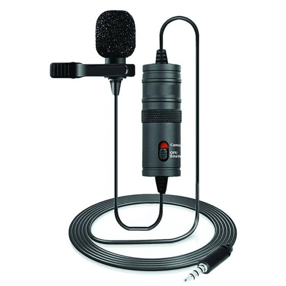 Correctly reflect Absolutely Microfone Lapela Condensador Omnidirecional Cabo 6m Bateria - HRebos -  Microfone de Lapela - Magazine Luiza
