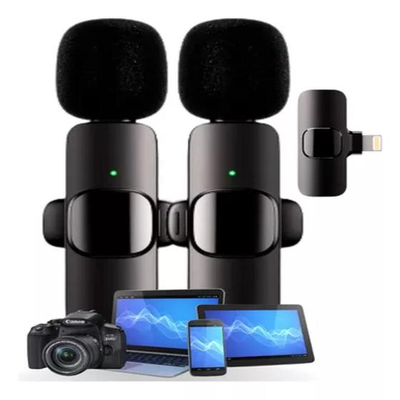 Imagem de Microfone Lapela duplo Sem Fio P Lightning