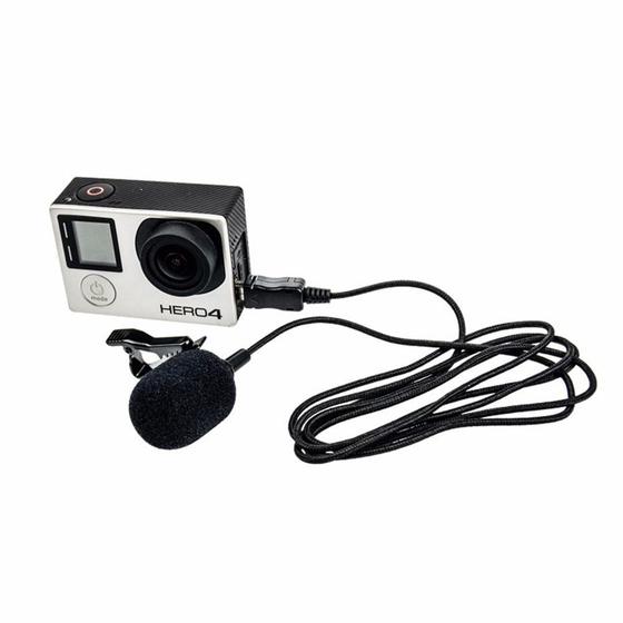 Imagem de Microfone Lapela para Câmeras GoPro Hero 3, 3+, 4