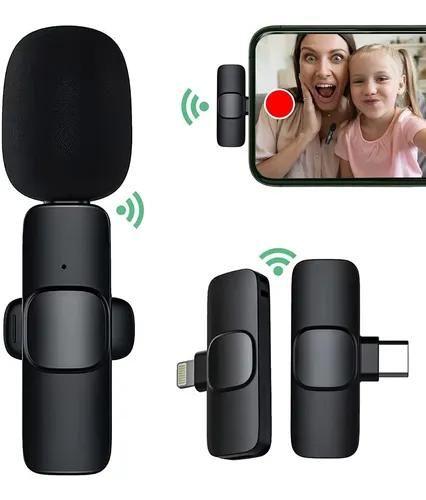 Imagem de Microfone Lapela Plug And Play Sem Fio iPhone Android Tipo C