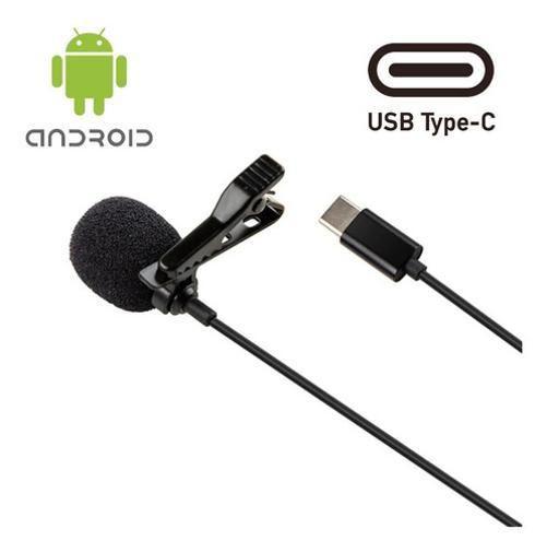 Imagem de Microfone Lapela Profissional Alta Qualidade Usb Tipo C