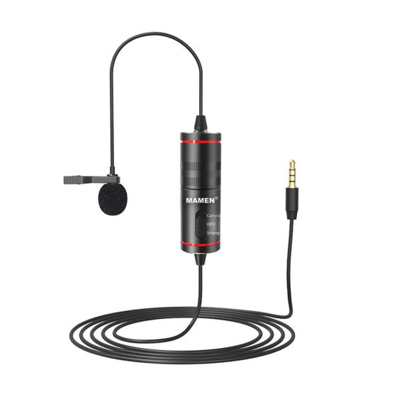 Imagem de Microfone Lapela Profissional MAMEN P2 com Adaptador P10 - KM-D1