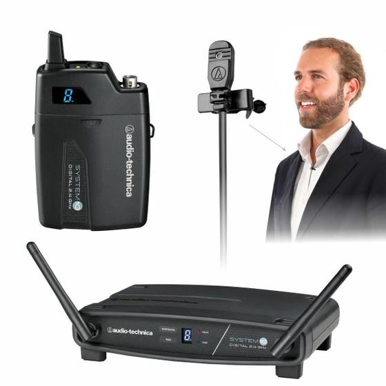 Imagem de Microfone Lapela Sem Fio Audio Technica ATW 1101L ATW1101