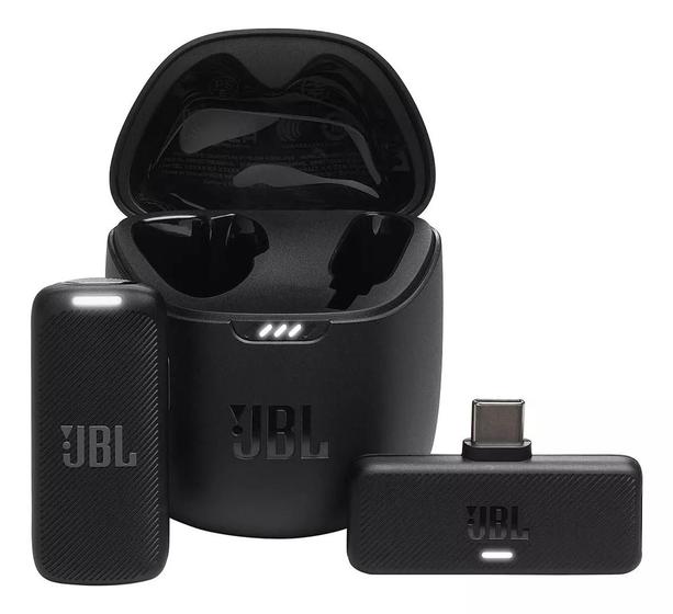 Imagem de Microfone Lapela Sem Fio Jbl Quantum Stream Usb-c Cor Preto