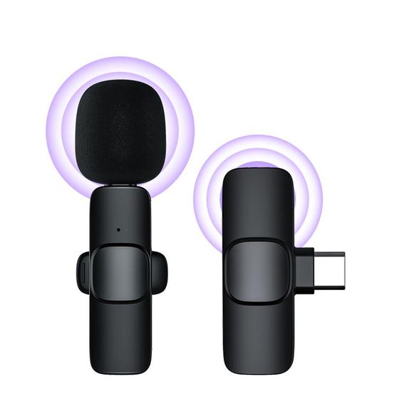 Imagem de Microfone Lapela Sem Fio Wireless Compativel Iphone Ipad Lightning