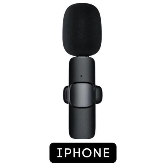 Imagem de Microfone Lapela Wireless Sem Fio Para iPhone iPad Lightning