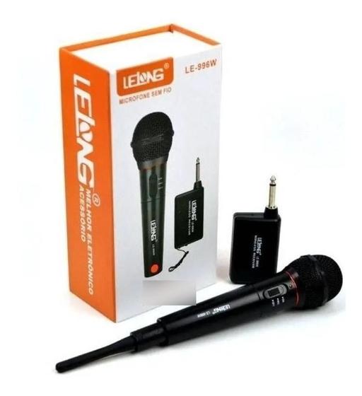 Imagem de Microfone Lelong Sem Fio Le-996W Otima Qualidade
