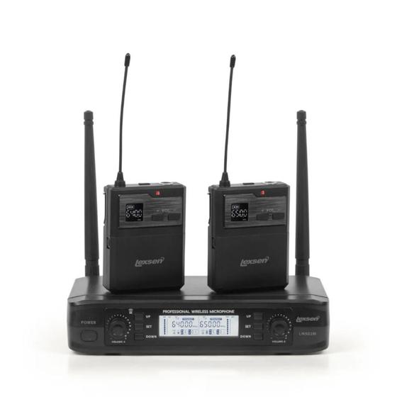 Imagem de Microfone LEXSEN Sem Fio Headset  LM502M HH Duplo Multifrequencia