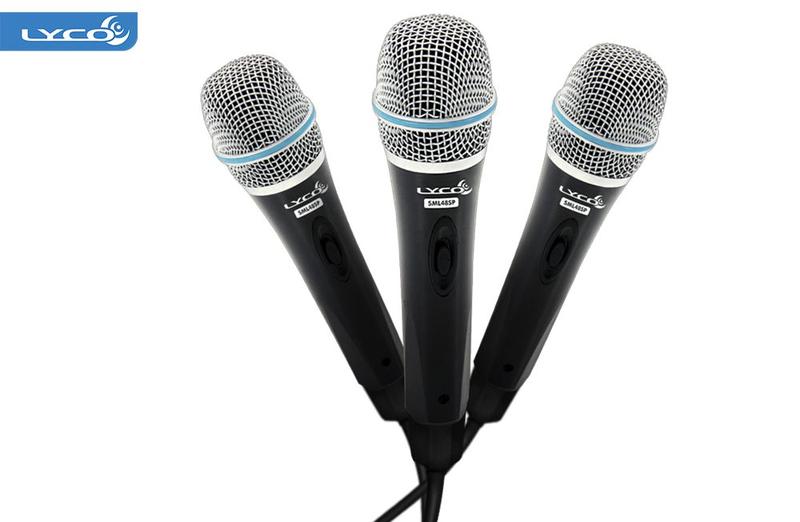 Imagem de Microfone Lyco Com Fio SML48SP3 (acompanha 3 microfones)