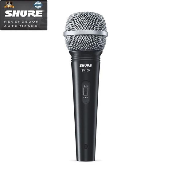 Imagem de Microfone Multifuncional De Mão Com Fio SV-100 - Shure