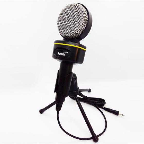 Imagem de Microfone Multimídia Studio Gravação Com Tripé e Cabo MT1021