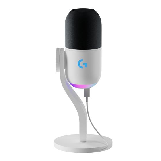 Imagem de Microfone para jogos Logitech G Yeti GX Dynamic RGB USB Off White