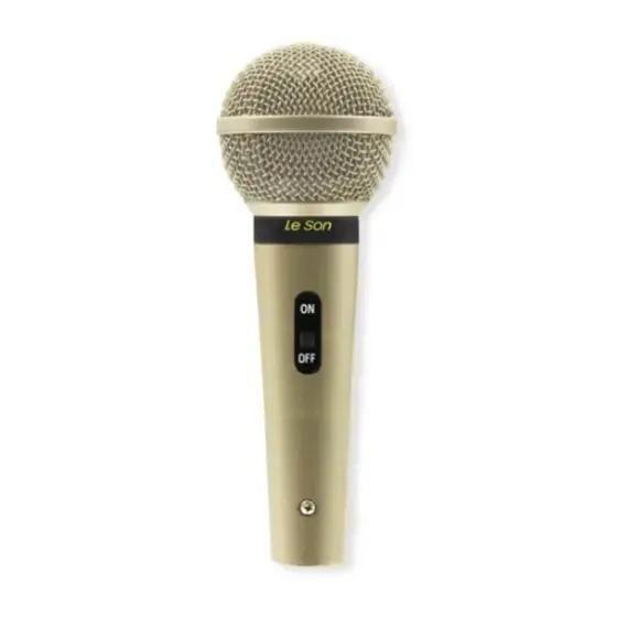 Imagem de Microfone Profissional Com Fio Cardióide Sm58 Plus - Champanhe LESON