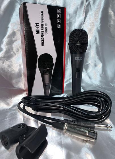Imagem de Microfone Profissional com fio MI-01 com cachimbo JWL