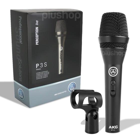Imagem de Microfone Profissional Dinâmico Com Fio AKG Perception P3S